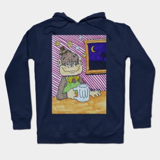 Drunken Monkey in the Bar Hoodie